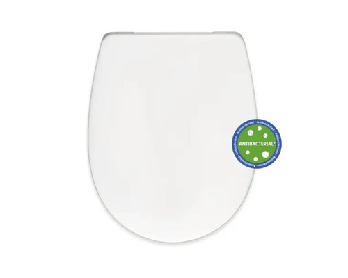 form&style WC-Sitz Coronado weiß Absenkautomatik Anti Urin und Antibakteriell Toilettendeckel mit antibakterieller Eigenschaft