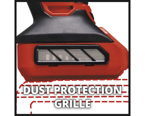 Staubschutzgitter einer Werkzeugmaschine