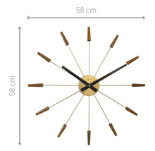 Nextime Wanduhr mit einem Durchmesser von 58 cm