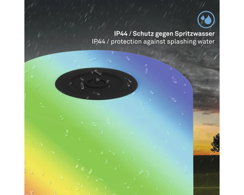 IP44 Schutz gegen Spritzwasser