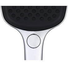 Handbrause AVITAL Acebo eckig Ø 120 mm chrom / schwarz-thumb-2