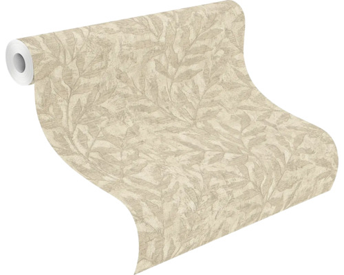 Tapetenrolle mit Blattmuster