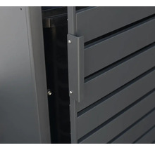 Mülltonnenbox WESTMANN Kubus 5 80 x 332 x 116 cm anthrazit