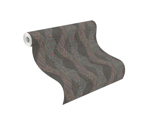 Tapetenrolle mit geometrischem Muster für die Wandgestaltung