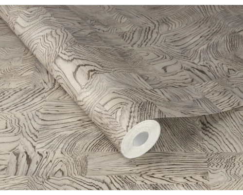 Tapetenrolle mit Holzstruktur