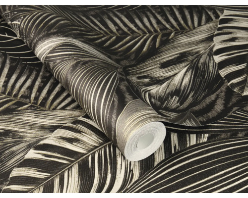 Tapetenrolle mit Blattmuster