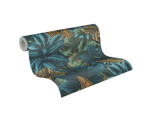 Tapetenrolle mit Blattmuster