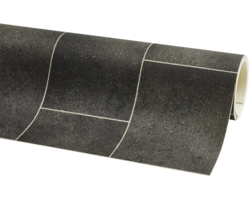Gerollter Vinylboden mit Steinmuster