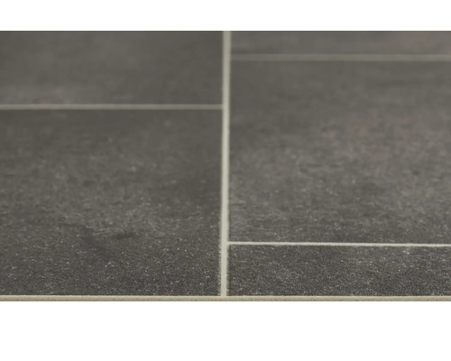 Nahaufnahme von Vinylbodenplatten mit Fugen