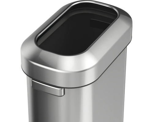 Abfalleimer aus Edelstahl