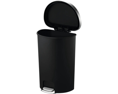 Abfalleimer mit Pedal und offenem Deckel