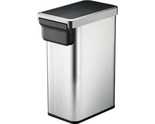 Edelstahl Abfalleimer mit Deckel