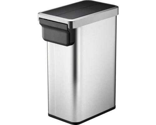 Abfalleimer aus Stahl mit Deckel
