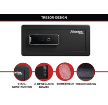 Möbeltresor Master Lock LX110BEURHRO schwarz mit Fingerprint-thumb-5 Möbeltresor Master Lock LX110BEURHRO schwarz mit Fingerprint-thumb-5