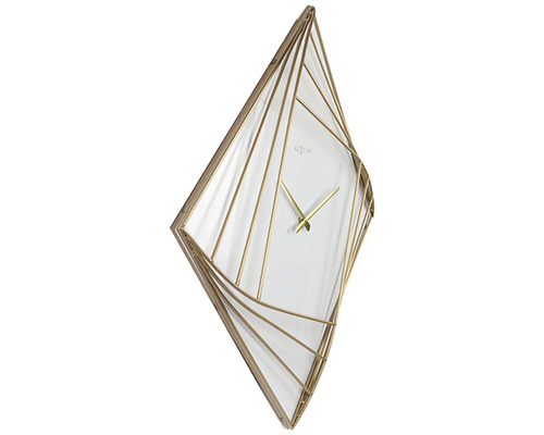 Dekorative Wanduhr mit Metallrahmen