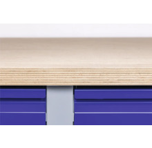 Eck - Holzplatte Industrial 700 x 700 x 40 mm naturbelassen-thumb-4