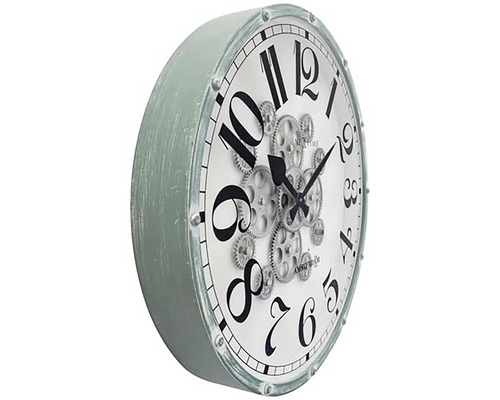 Dekorative Wanduhr mit Zahnrädern