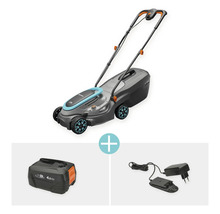 Akku Rasenmäher GARDENA PowerMax 32/18V P4A inkl. Akku und HORNBACH