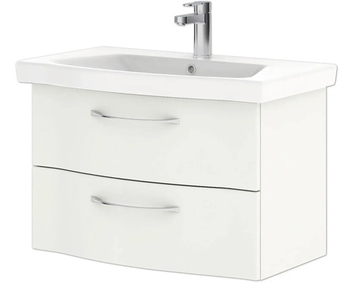 Waschtisch mit zwei Schubladen und Armatur