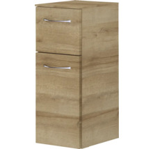 Hochschrank mit zwei Schubladen für Badezimmer