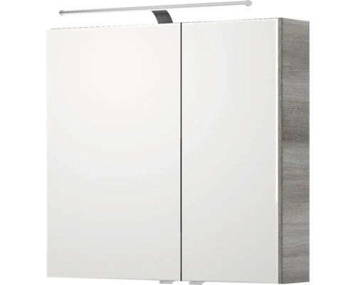 Spiegelschrank mit Beleuchtung und zwei Türen