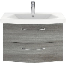Waschtischunterschrank mit zwei Schubladen und Waschbecken