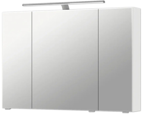 Spiegelschrank mit drei Türen und Beleuchtung
