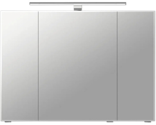 Spiegelschrank mit drei Türen und Beleuchtung