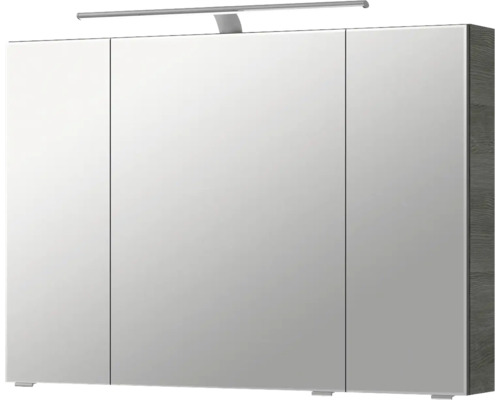 Spiegelschrank mit drei Türen und Beleuchtung