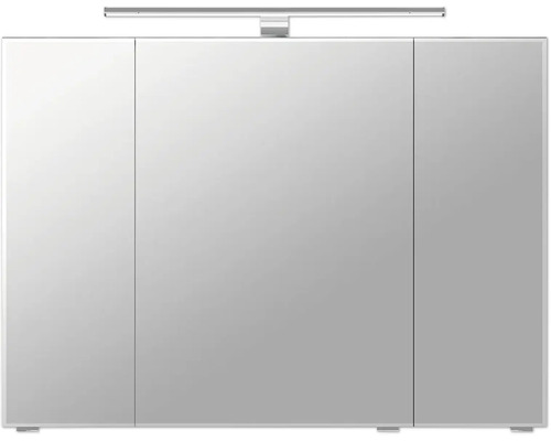 Spiegelschrank mit drei Türen und Beleuchtung