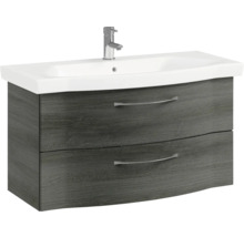 Waschtischunterschrank mit zwei Schubladen und Waschbecken
