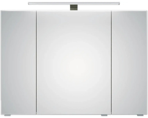 Spiegelschrank mit drei Türen und Beleuchtung