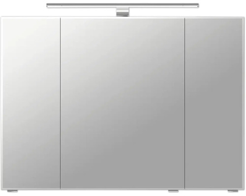 Spiegelschrank mit Beleuchtung und drei Türen