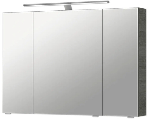 Spiegelschrank mit drei Türen und Beleuchtung