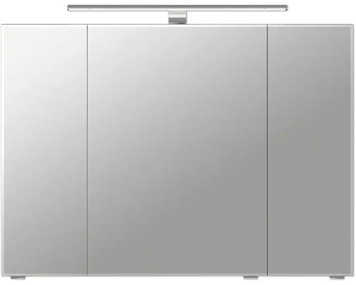 Spiegelschrank mit drei Türen und Beleuchtung für das Badezimmer