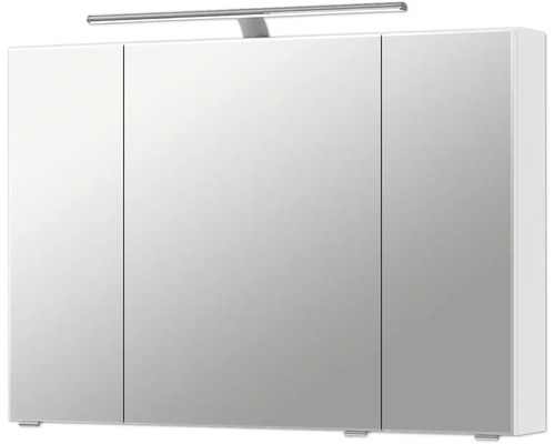 Spiegelschrank mit drei Türen und Beleuchtung