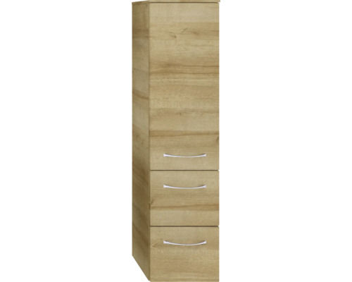 Helles Holz Badezimmer Hochschrank mit drei Schubladen