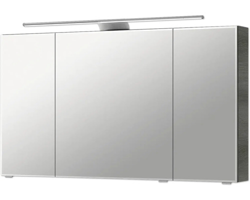 Spiegelschrank mit drei Türen und Beleuchtung