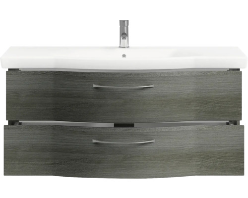 Waschtischunterschrank mit zwei Schubladen und Waschbecken