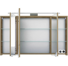 Spiegelschrank mit Glasablagen für das Badezimmer