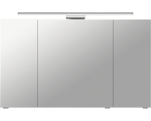 Spiegelschrank mit drei Türen und Beleuchtung