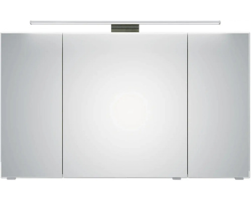 Spiegelschrank mit Beleuchtung und drei Türen