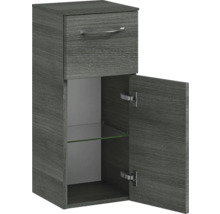 Badezimmerschrank mit Schublade, Tür und Glasboden