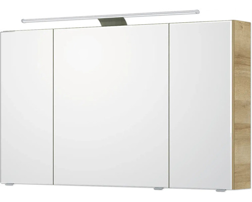 Spiegelschrank mit drei Türen und Beleuchtung