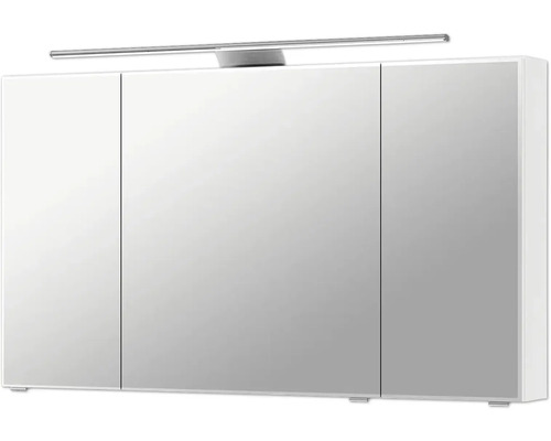 Spiegelschrank mit drei Türen und Beleuchtung