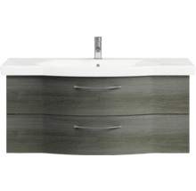 Waschtischunterschrank mit Waschbecken und zwei Schubladen