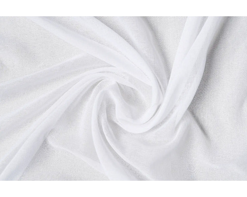 Weißer Gardinenstoff, transparent und leicht