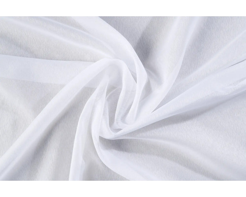 Weißer Gardinenstoff, transparent