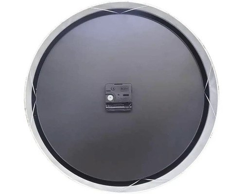 Rückseite einer Wanduhr mit Uhrwerk