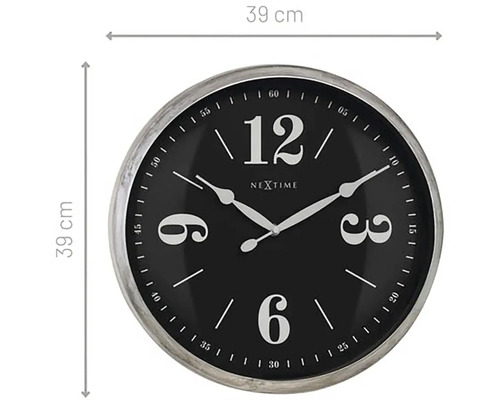 Nextime Wanduhr, 39 cm Durchmesser